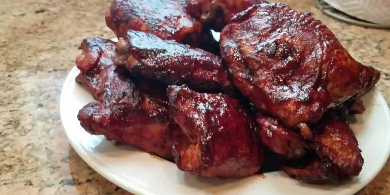 BBQ Chicken Thighs on a Pellet Grill ( The Backyard Griller )