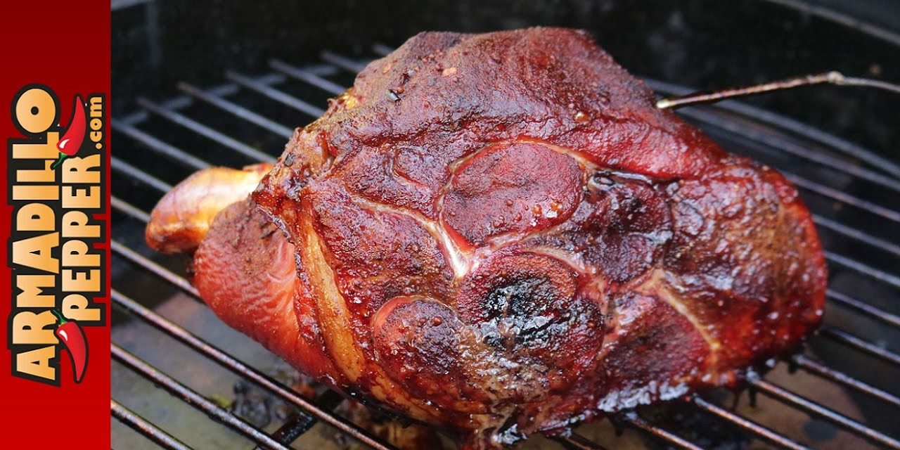 Picnic Shoulder with Stubb’s Pork Rub on the Gourmet Guru Grill