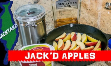 Jack’d Apples on Rec Tec Pellet Grill