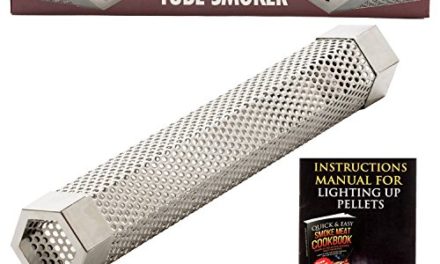 Kaduf Pellet Tube Smoker 12” for Smoking, Add to Your Grill or Smoker For Additional Smoke Flavor to Your Foods for 4H, Works With Pellets and Wood Chips, For Cold Smoke Cheese and Fish Review