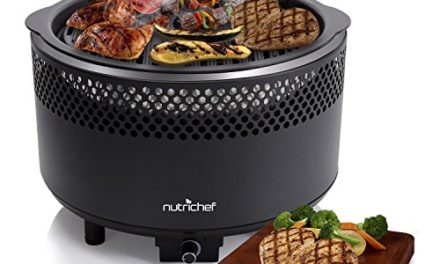 NutriChef PKGRCH41 Charcoal Grill, Medium, Black Review