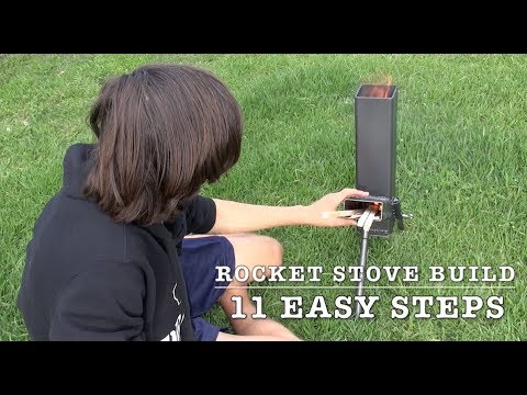 ROCKET STOVE – HOW TO MAKE ONE IN 11 STEPS