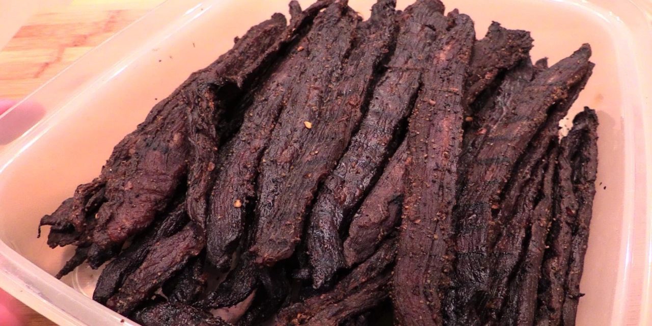 Beef Jerky on the Weber Smokey Mountain