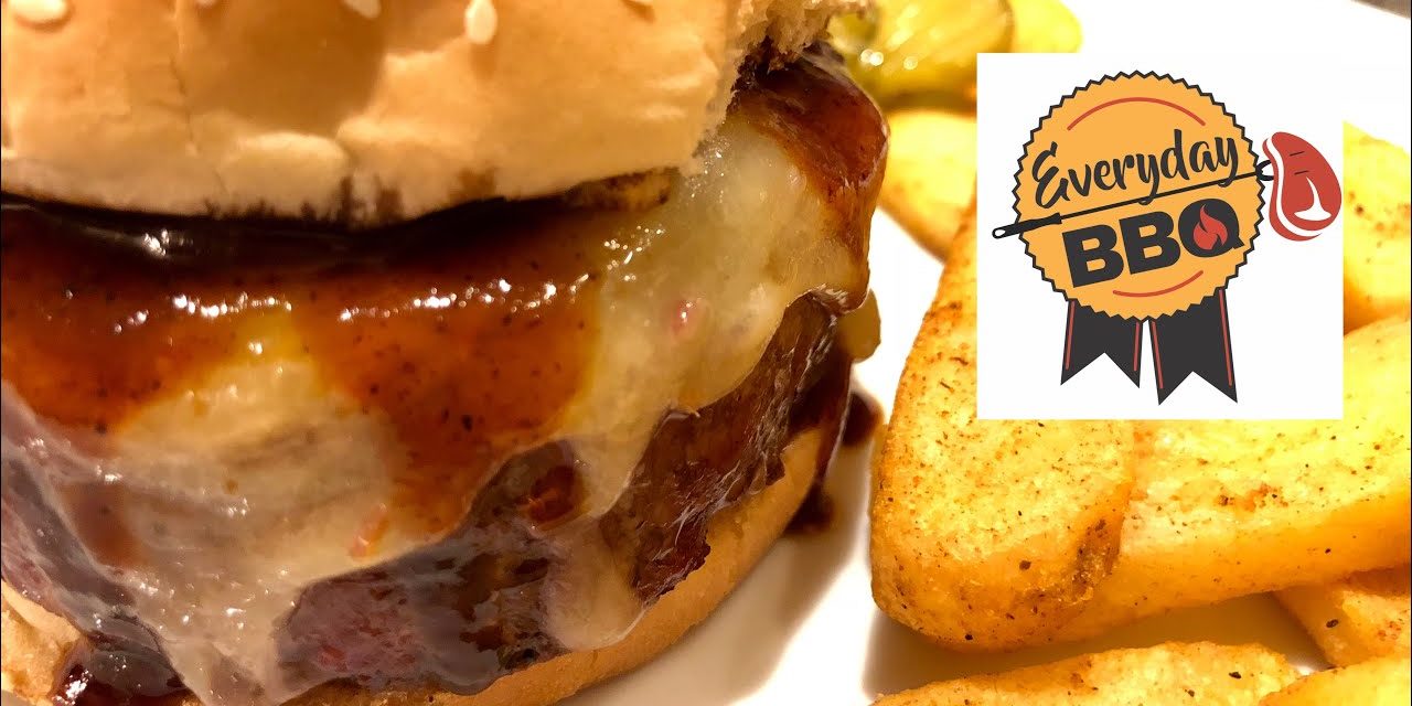 Smoked BBQ Burgers Smothered in BBQ’d Onions – Grilla Grills Sauce/Rub Product Review – Everyday BBQ