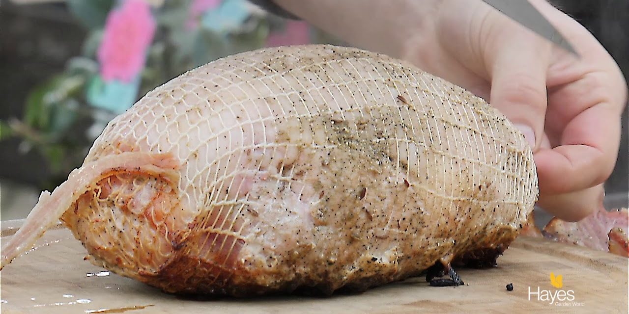 How to cook a Christmas turkey breast with bacon & cranberry on the Traeger Pro 22