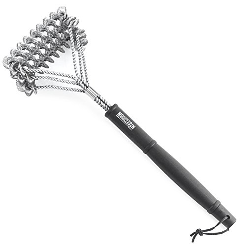 CYBER WEEK DEAL – Grill Brush – Best BBQ Cleaning Tool To Prevent Flare Ups For That Perfect Steak – No 1 Rated for Safe, Bristle Free Barbecue & Grilling Accessories Review