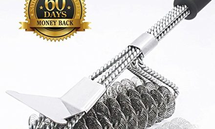 18″ Barbecue Grill Brushes-AISFA Satinless Steel Wire BBQ Cleanning Brush For Charcoal, Pellet, Infrared & Gas Grills Durable & Effective Review